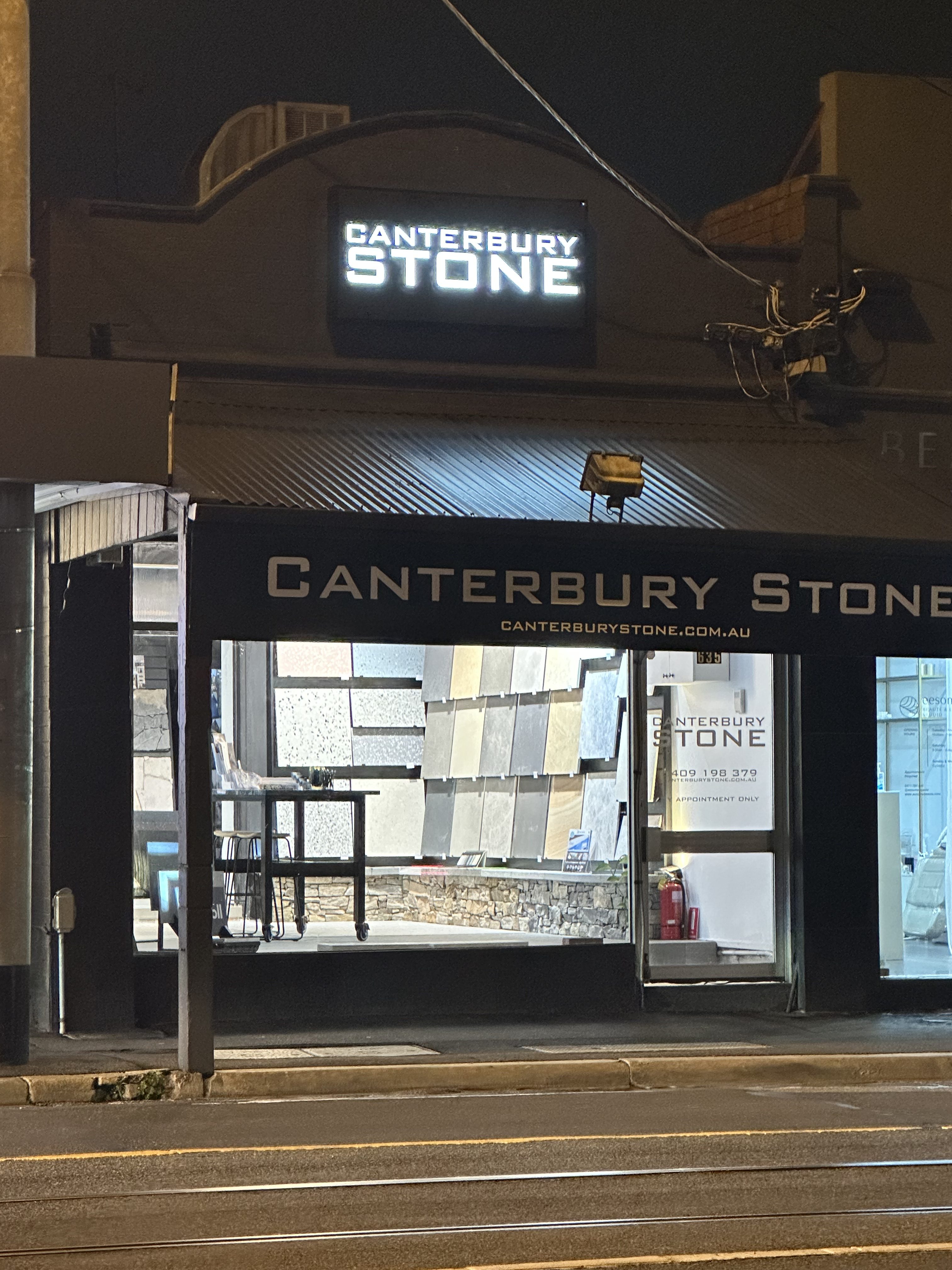 Canterbury Stone - Display showroom